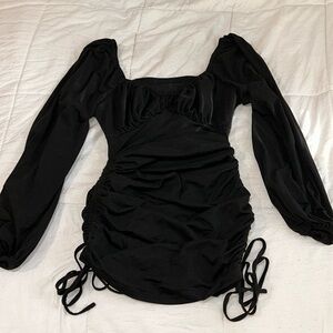 Black Sweatheart Dress